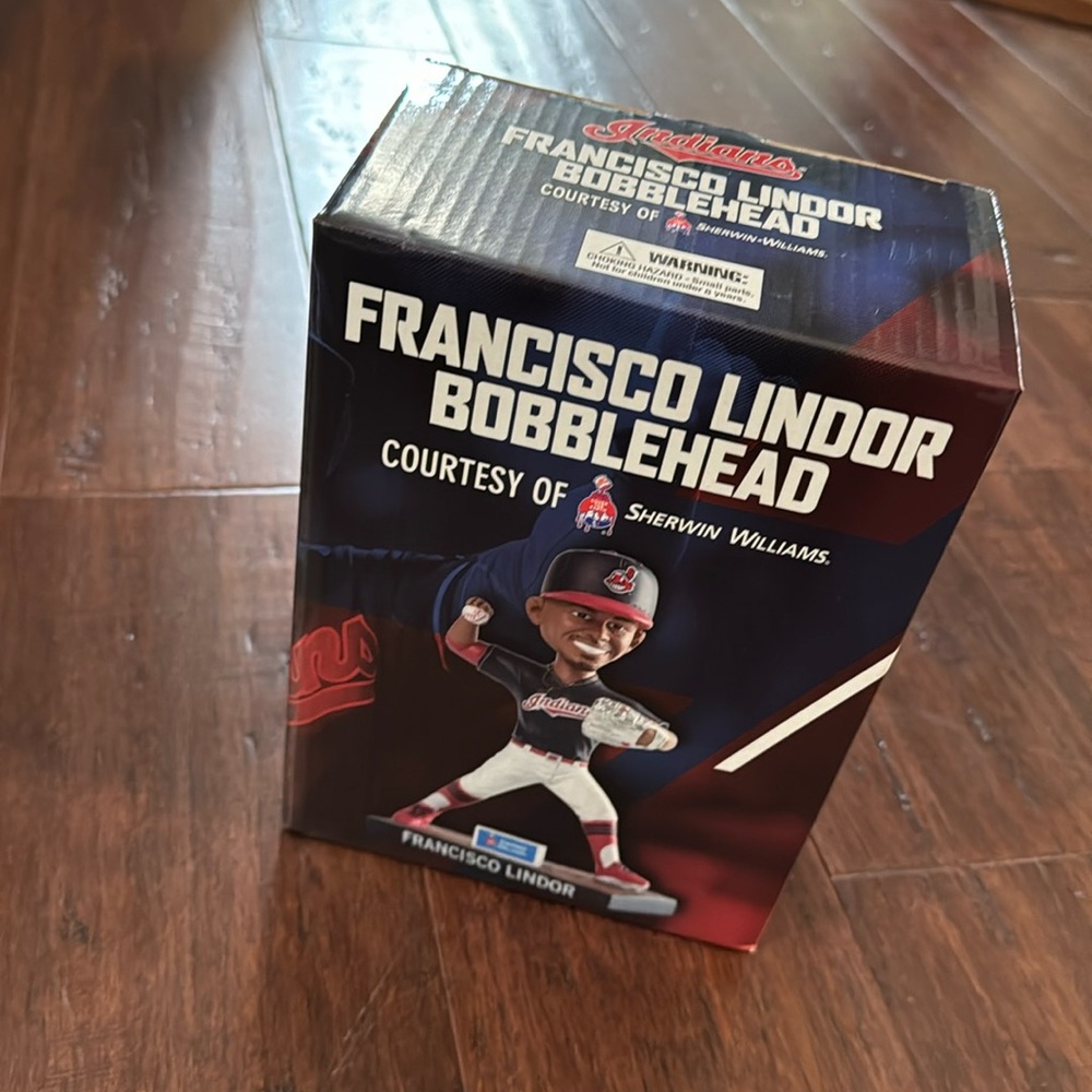 CLEVELAND INDIANS FRANCISCO LINDOR BOBBLEHEAD